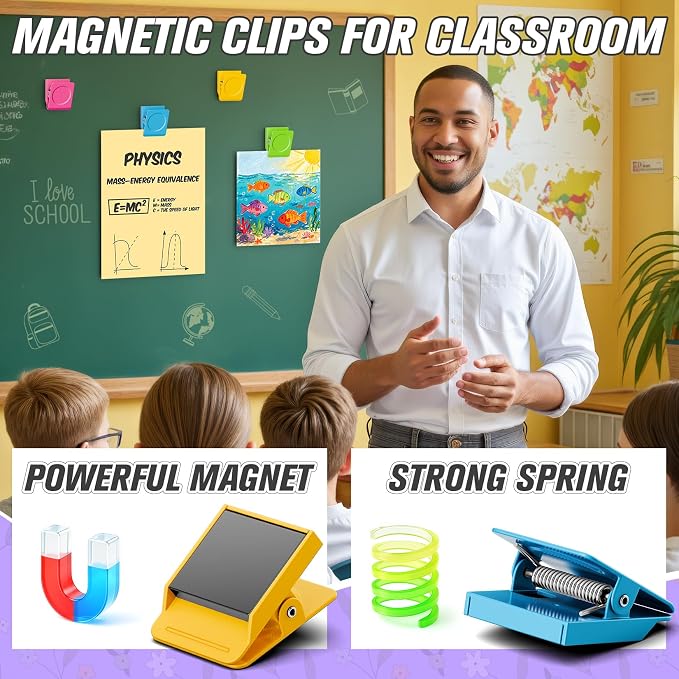 8 Pack Heavy Duty Magnetic Clips - Image 3