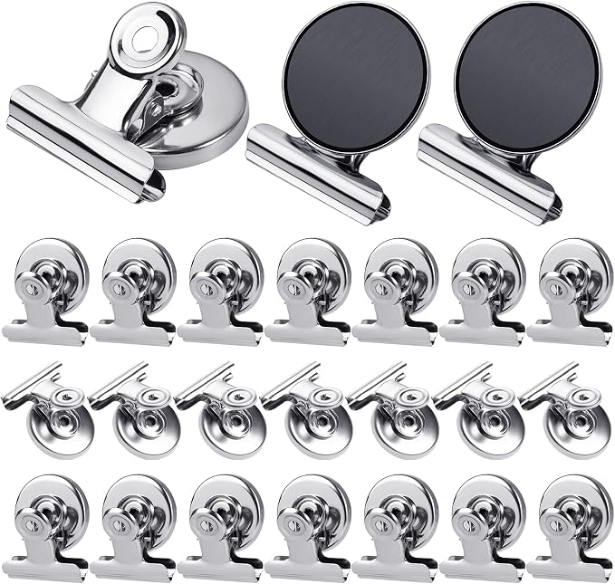 24Pack Refrigerator Magnets Magnetic Clips Fridge Magnets-Scratch Free Perfect by JTIEO