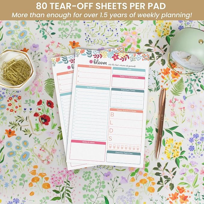 bloom daily planners Daily Planning System Tear Off to-Do Pad - Image 3
