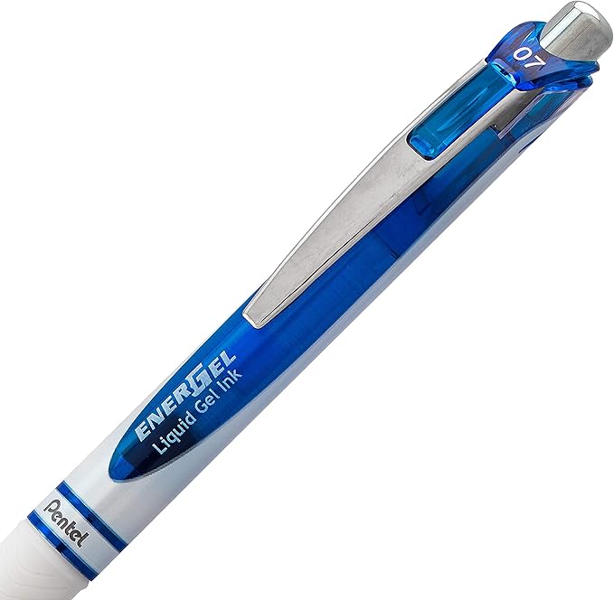 Pentel EnerGel Pearl Retractable Liquid Gel Pen, Needle Tip Medium Line - Image 3