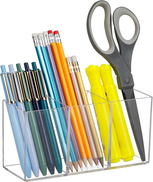 Mind Reader Pen and Accessories Holder, Desktop Organizer, Makeup Organizer by MindReader