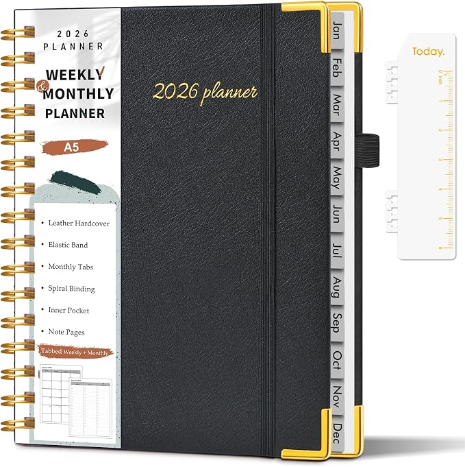 2026 Planner, Weekly and Monthly Calendar Planner from January 2026 by Unknown