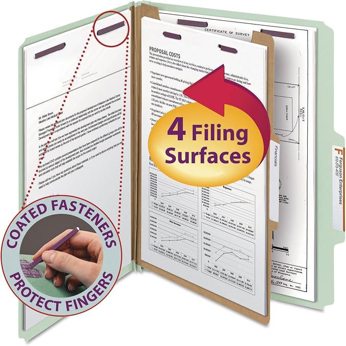 Smead Pressboard Classification File Folder by SMEAD
