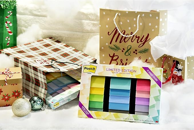Post-it Super Sticky Notes, Limited Edition Color Collection, 3x3 in, 15 Pads/Pack, 45 Sheets/Pad-DeskLoop Office