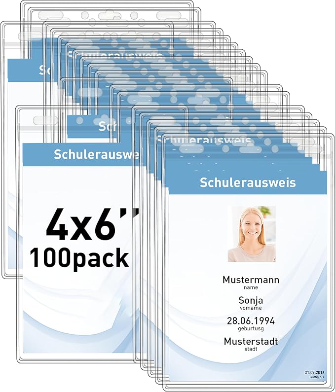 Plastic Vertical Card Holders by Mositear