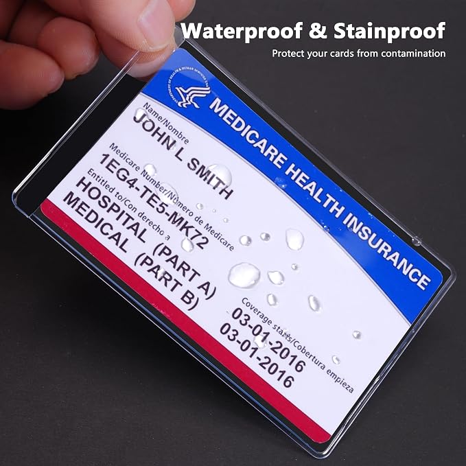 New Medicare Card Holder Protector Sleeves, Social Security Card Protector - Image 6