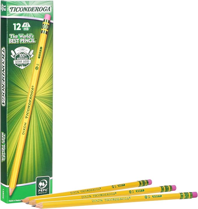 TICONDEROGA Woodcase Pencils by Dixon