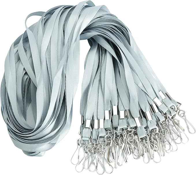 LOCONHA 50 Pack Gray lanyards Lanyards by LOCONHA