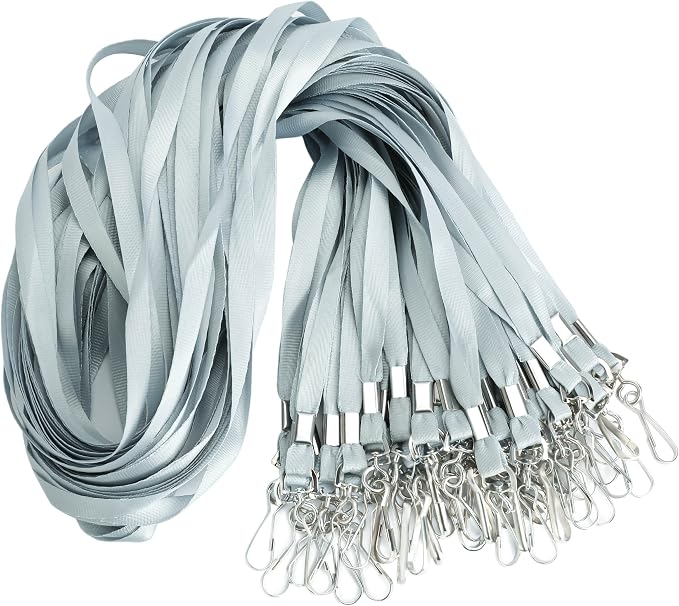 LOCONHA 100 Pack Gray lanyards Lanyards by LOCONHA
