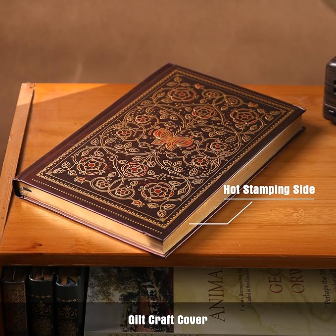 Line Notebooks for Women Men, A5 Aesthetic Hardcover Ruled Diary, 100 GSM Journals for Writing for Work, Note Taking, Office School-DeskLoop Office