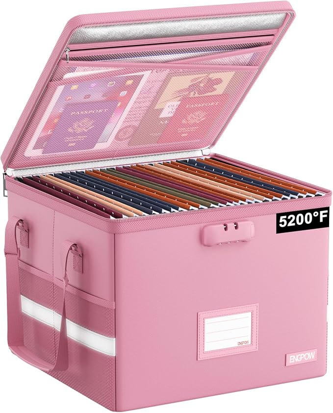 ENGPOW 5200°F File Box Fireproof Document Box by ENGPOW