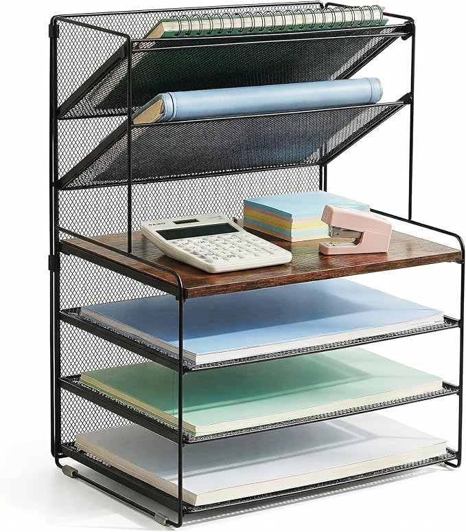 OPNICE 6-Tier Letter Tray Paper Organizer, Desk Organizers and Accessories - Image 7