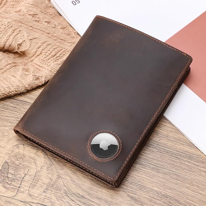 Polare Luxury RFID Blocking Leather Passport Holder Travel Wallet - Image 2
