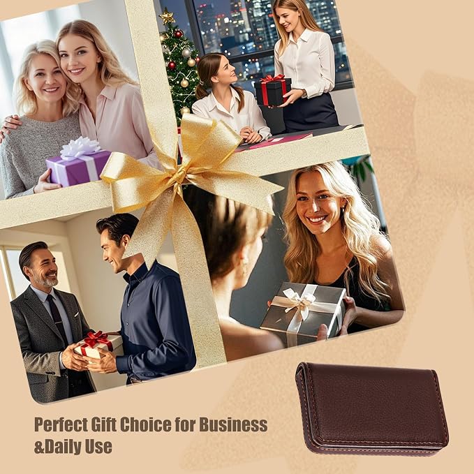 Business Card Holder PU Leather - Image 7
