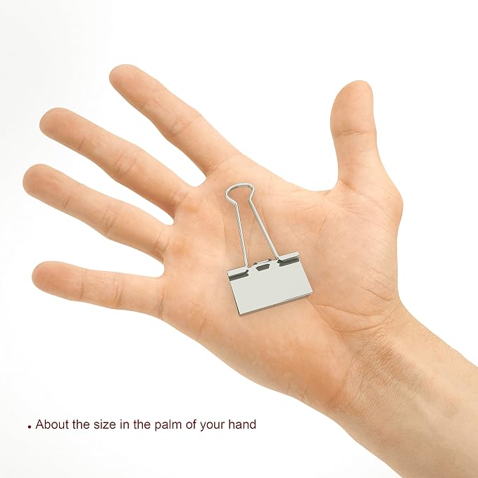 Nctinystore Binder Clips Medium Metal Clamp - Image 3