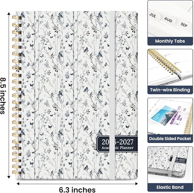 Planner 2026-2027, Academic Year Weekly and Monthly Calender Planner, from Jul - Image 4
