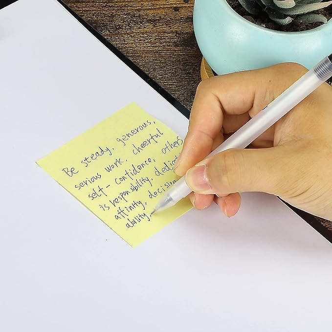 Mr. Pen- Sticky Notes, 3"x3", 12 Pads, Pastel Yellow Colors, Self-Stick Pads, Aesthetic, Colorful, Bulk-DeskLoop Office