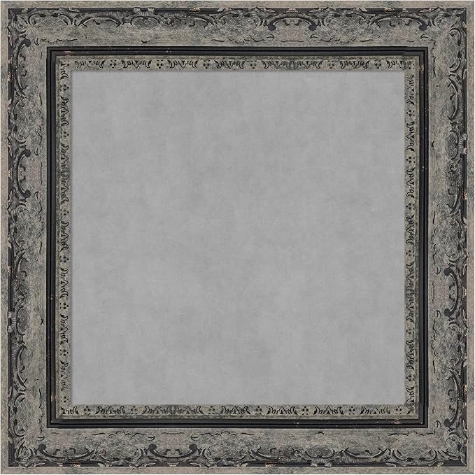 Amanti Art Black Framed Magnetic Board 16x16 X-Small Vision Board by AmantiArt