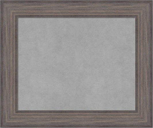 Amanti Art Grey Framed Magnetic Board 21x25 Small Vision Board by AmantiArt