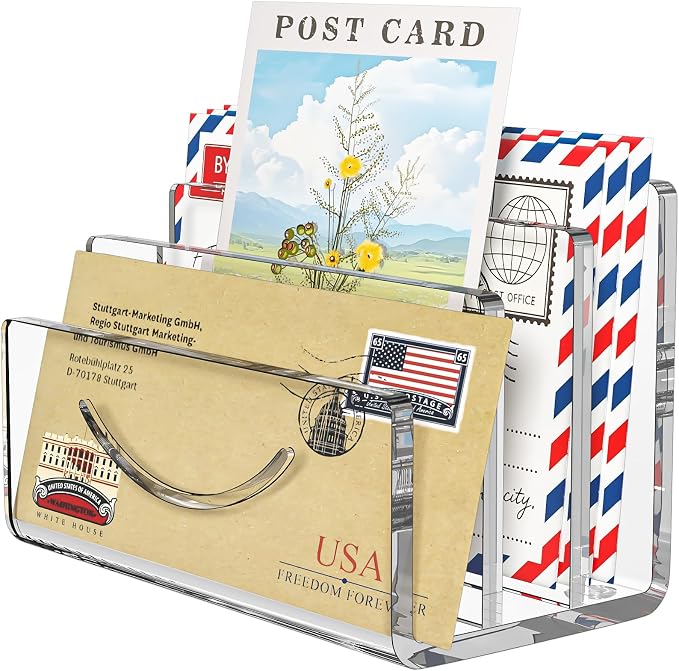 Mail Organizer Envelope Holder by ENJOYYOURLIFE