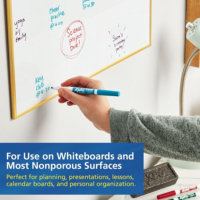 EXPO Dry Erase Markers, Fine Tip - Image 3