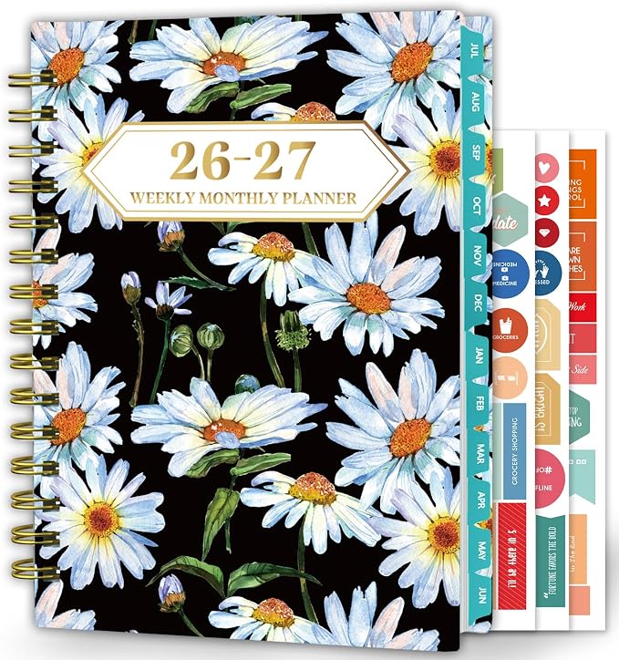Planner 2026-2027 Weekly and Monthly Calendar Planner Jul 2026-Jun 2027 | by Ymumuda