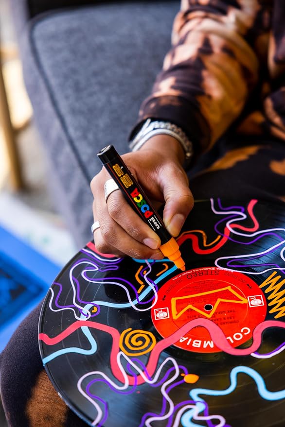 Uni Posca Paint Markers, 5M Medium Acrylic Markers - Image 10