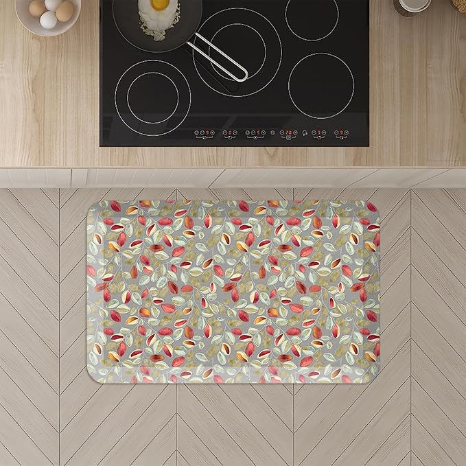 GelPro Anti-Fatigue Designer Comfort Kitchen Floor Mat Orchard Grey Lake 20x32-DeskLoop Office