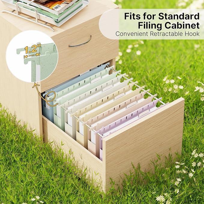 XINGIA Hanging File Folders Letter Size, Heavy Duty 1" Expanding Hanging File - Image 3