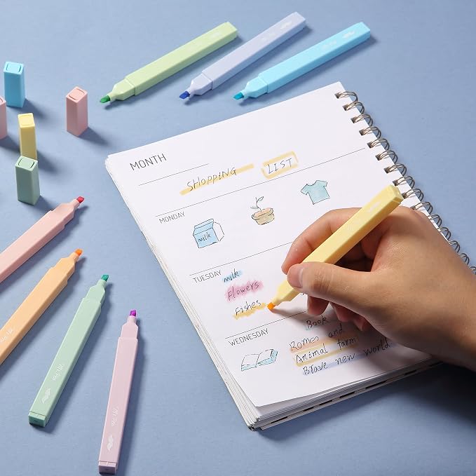Mr. Pen- Aesthetic Highlighters No Bleed, 8 Pack, Cute Highlighters Assorted - Image 5