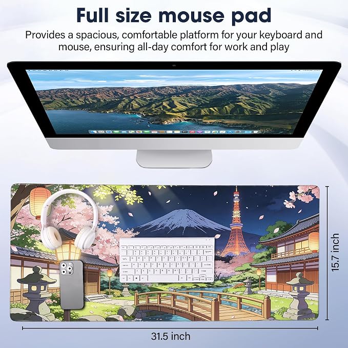 Durable Desk Pad 31.5x15.7 Inch - Image 2