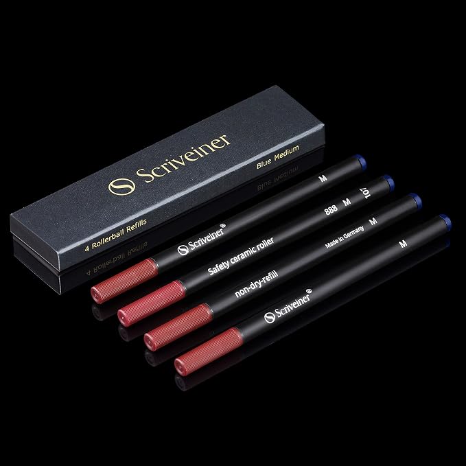 Scriveiner Rollerball Refill Blue Medium by Scriveiner