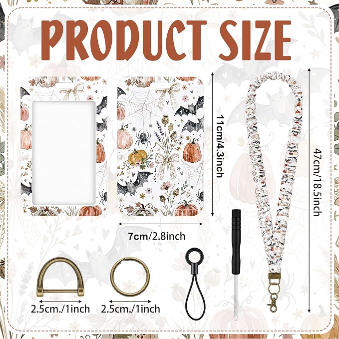 Gilprop 1 Pcs Scrunchie Teacher Lanyards - Image 3