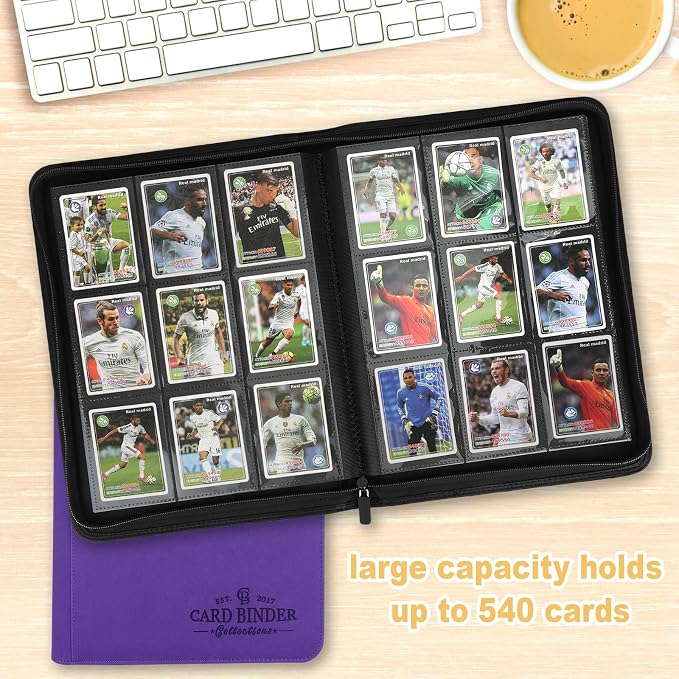 Trading Card Binder, Card Collection Binder Album Folder - Image 6