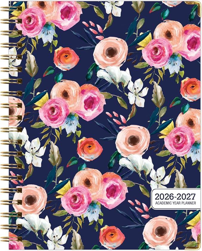 HARDCOVER Academic Year 2026-2027 Planner: 14 Months 8.5"x 11" Daily Weekly - Image 8