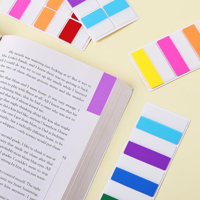 Mr. Pen- Sticky Index Tabs, 360 Pcs, Colorful Sticky Tabs for Notebooks, Page Markers, Page Tabs for Binders, Page Tabs Sticky Tabs for Books, Notebook Tabs, Book Sticky Tabs for Notebooks-DeskLoop Office