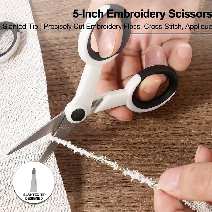 SCAIKTIG Premium Sewing Scissors Bundle, Dressmaking, Arts&Craft Supplies - Image 5