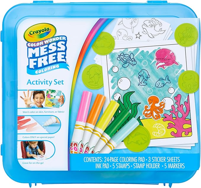 Crayola Color Wonder Mess Free Coloring Activity Set, Travel Art Kit, Gift by Crayola