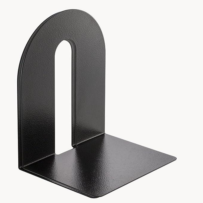 Officemate Bookends, Heavy Weighted 10-inch Steel - Image 4