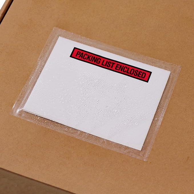 iMailer - 500 Pcs 4.5" x 5.5" - Packing List Enclosed Envelopes - Packing Slip - Image 3