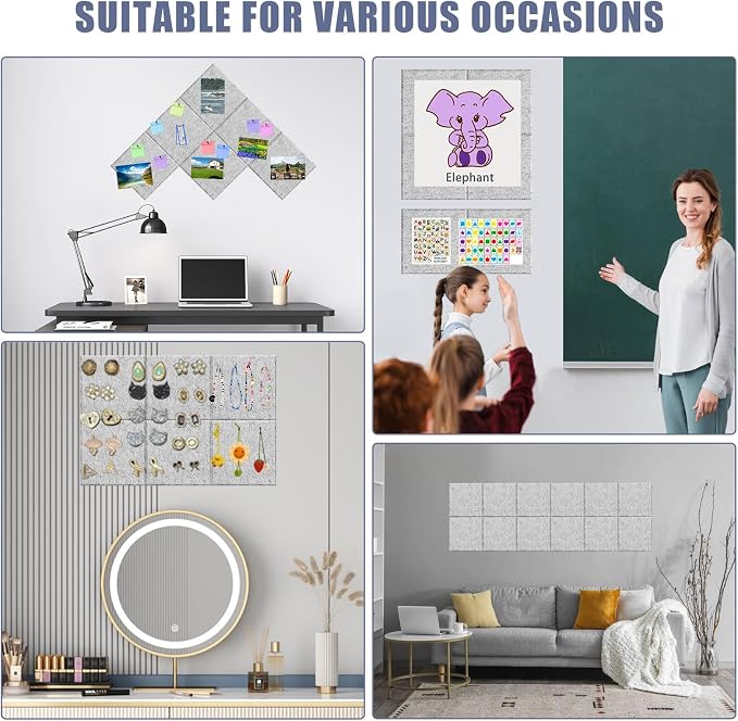 Large Cork Board Alternative 36" X 24" Bulletin Board - Image 3