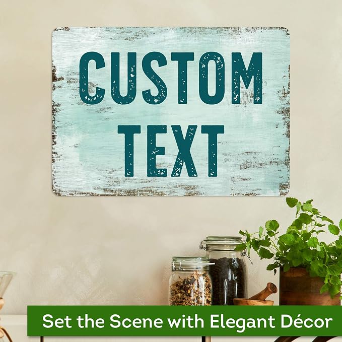 Custom Sign, Custom Street Sign, 11 Font Colors, 13 Font Styles, 4 Hole Options - Image 4