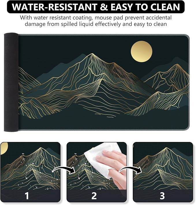 iCasso XXL Large Mouse Pad, Keyboard Mat Desk Pad - Image 3