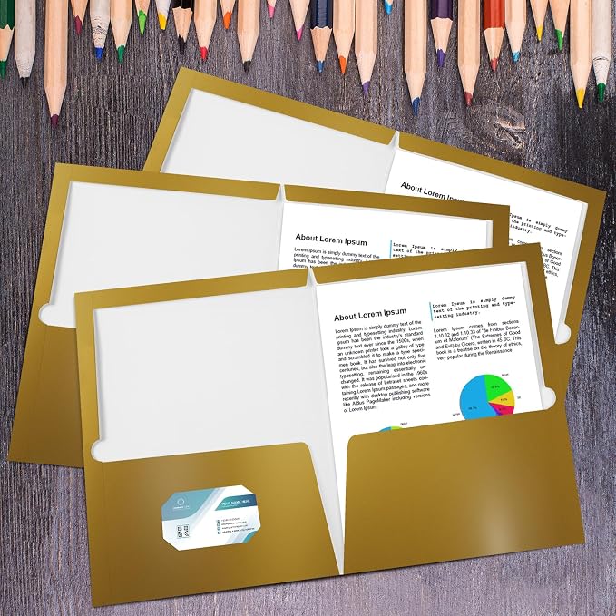 Yeaqee 200 Pack Folders Bulk - Image 5