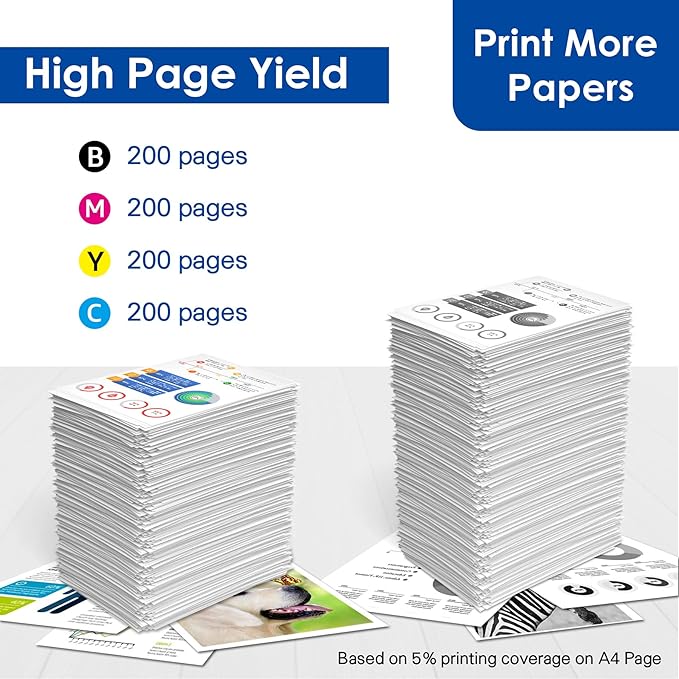 LC401 Ink Cartridges Compatible for Brother LC401 Ink Cartridges Color Standard Yield Work with Brother MFC-J1010DW MFC-J1012DW MFC-J1170DW Printer (1 Black,1 Cyan,1 Magenta,1 Yellow,4 Pack)-DeskLoop Office