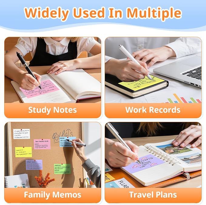 Colored Index Cards 3 X 5, Flash Cards - Image 7