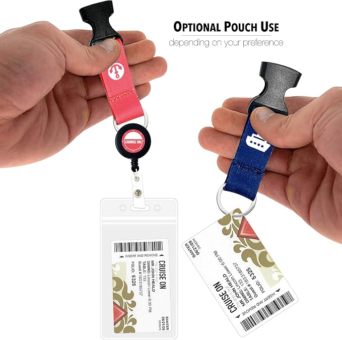 Cruise On Cruise Lanyard for Ship Cards – 2-Pack Retractable Badge & Waterproof - Image 9