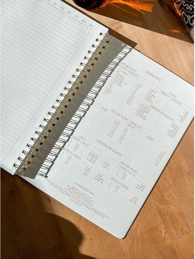 DesignWorks Ink Textured Paper Twin Wire Notebook, Daily Planner & Soft Cover - Image 4