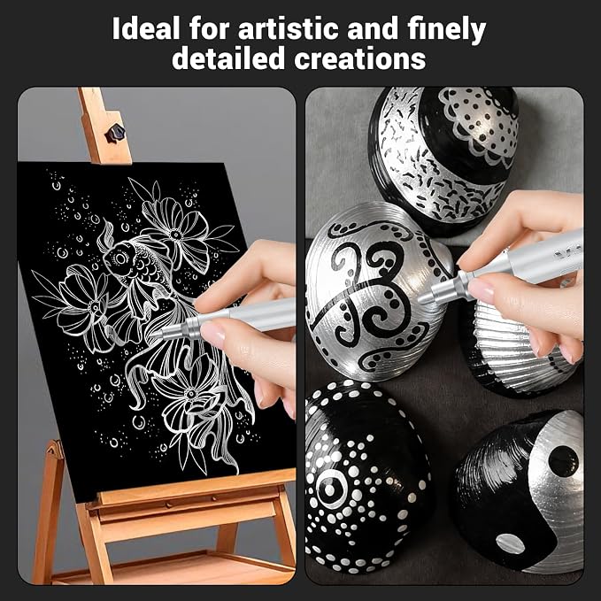 SFAIH Acrylic Silver Paint Pens - Image 4