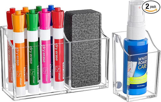 HBlife Magnetic Dry Erase Marker Holder Set by HBlife